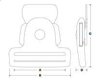 IB-KTKH YKK IB-KTKH Tipo A Sgancio Laterale 50 Mm[Fibbie E Anello] YKK Foto secondaria