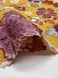 KKP2338-D-HNCRS Futako Chirimen Fiore Chirashi[Tessile / Tessuto] Uni Textile(Komon Studio) Foto secondaria