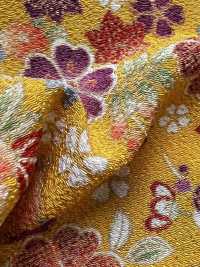 KKP2338-D-HNCRS Futako Chirimen Fiore Chirashi[Tessile / Tessuto] Uni Textile(Komon Studio) Foto secondaria