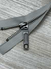 5RGTHOR-OUTLET Cerniera In Metallo Taglia 5 Argento Antico Aperta YKK Foto secondaria