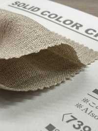 B7395Z Lino Chambray Stretch Half-Fold Simile Al Lino[Tessile / Tessuto] VANCET Foto secondaria