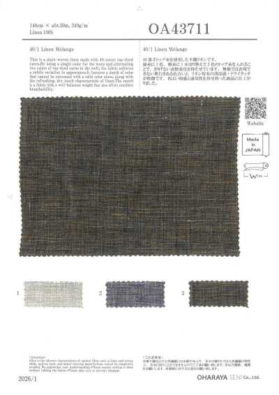 OA43711 40/1 Melange di lino