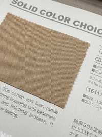 B1611Z Lino Con Finitura Ultra Lavabile 2/2 Twill Piegato A Metà[Tessile / Tessuto] VANCET Foto secondaria