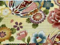 AP62902 Raso Stampato In Oro Colorato (Rotolo Rotondo)[Tessile / Tessuto] COSMO TEXTILE Foto secondaria