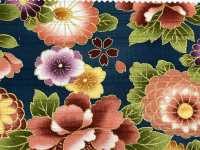 AP62902 Raso Stampato In Oro Colorato (Rotolo Rotondo)[Tessile / Tessuto] COSMO TEXTILE Foto secondaria