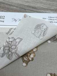 AP62202 My Fluffy Friends Animal Loomstate (Rotondo)[Tessile / Tessuto] COSMO TEXTILE Foto secondaria