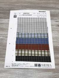 SBSR7003 Cotone organico/Ecopet lavato a microquadri[Tessile / Tessuto] SHIBAYA Immagini aggiuntive