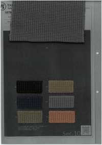 1078609DG Filato Con Estremità Aperta, Lavorazione A Maglia Waffle A Trama Fitta Con Finitura Effetto Invecchi[Tessile / Tessuto] TAKISADA NAGOYA Foto secondaria