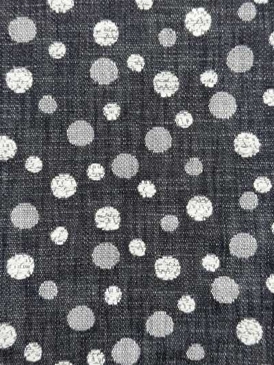 FY1044-24 Denim jacquard a pois