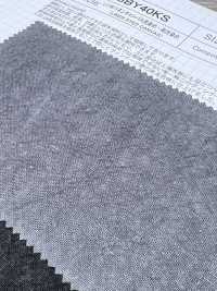 SBY40KS L1/40 Tela Di Lino, Tinta Con Carbone E Tinta Con Cachi[Tessile / Tessuto] SHIBAYA Foto secondaria