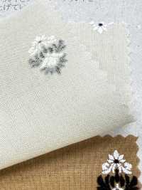 KKH800F-4 80- Cotone Lawn, Tinto Con Pigmenti, Finitura Floccata.[Tessile / Tessuto] Uni Textile(Komon Studio) Foto secondaria