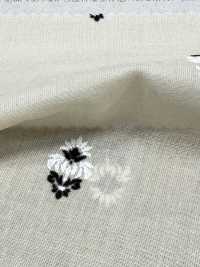 KKH800F-4 80- Cotone Lawn, Tinto Con Pigmenti, Finitura Floccata.[Tessile / Tessuto] Uni Textile(Komon Studio) Foto secondaria