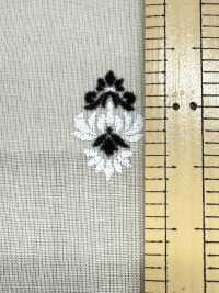 KKH800F-4 80- Cotone Lawn, Tinto Con Pigmenti, Finitura Floccata.[Tessile / Tessuto] Uni Textile(Komon Studio) Foto secondaria