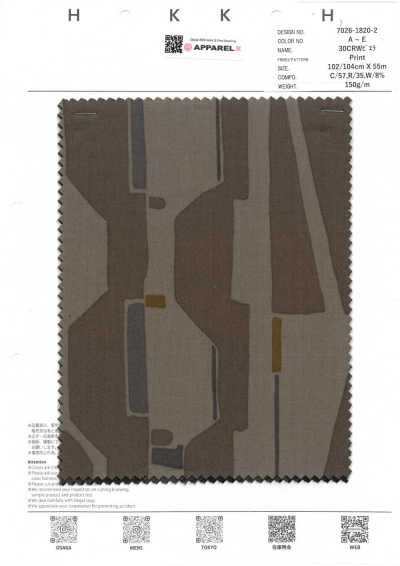 7026-1820-2 30CRW Viyella geometrico