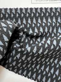 KKP8585-55-SB-218 Tessuto Seersucker Elasticizzato, Larghezza Ampia, Stampa Multicolore[Tessile / Tessuto] Uni Textile(Komon Studio) Foto secondaria