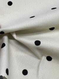 19190 Velluto A Coste Con Stampa A Pois Casuali[Tessile / Tessuto] SUNWELL Foto secondaria
