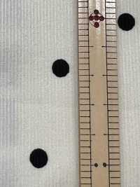 19190 Velluto A Coste Con Stampa A Pois Casuali[Tessile / Tessuto] SUNWELL Foto secondaria