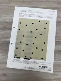 19190 Velluto A Coste Con Stampa A Pois Casuali[Tessile / Tessuto] SUNWELL Foto secondaria