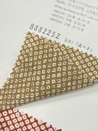 B88225Z Tessuto A Trama Irregolare, Motivo In Stile Giapponese, Piegato A Metà[Tessile / Tessuto] VANCET Foto secondaria