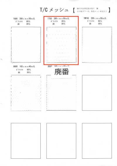 T750 Rete T/C