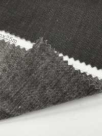 HK1313BW Denim prodotto a Okayama, rivestimento all'inchiostro sumi / stile denim nero (lavaggio unico)[Tessili / Tessuti] KOYAMA Immagini aggiuntive