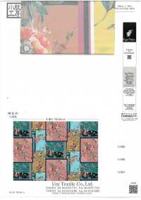 KKT8031-58-RI Raso Di Rugiada Setosa[Tessile / Tessuto] Uni Textile(Komon Studio) Foto secondaria