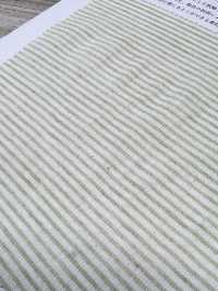 KYC443-2 Lino Tinto In Filo - Piqué Tinto In Filo Striscia Orizzontale Takashima Crêpe[Tessile / Tessuto] Uni Textile(Komon Studio) Foto secondaria