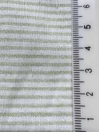 KYC443-2 Lino Tinto In Filo - Piqué Tinto In Filo Striscia Orizzontale Takashima Crêpe[Tessile / Tessuto] Uni Textile(Komon Studio) Foto secondaria