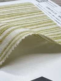 KYC447-1 Lino Tinto In Filo Akiha Stripe Yoryu (Takashima Chijimi)[Tessile / Tessuto] Uni Textile(Komon Studio) Foto secondaria