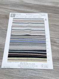 KYC667-55-1 Cotone, Rayon, Lino Dobby, Fantasia A Righe Multiple[Tessile / Tessuto] Uni Textile(Komon Studio) Foto secondaria