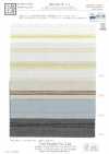 KYC-671-W-1 Cotone, Rayon, Lino Dobby, Righe Multicolori, Larghezza Ampia