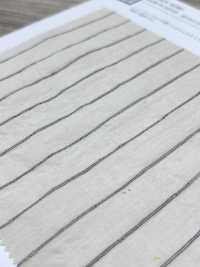 KYC904-ST Filato Di Cotone, Tinto In Filo, Tessitura Aperta, Arricciatura, Righe[Tessile / Tessuto] Uni Textile(Komon Studio) Foto secondaria