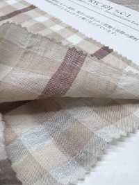 KYC921-C-1 Arricciatura Tinta In Filato Di Cotone Tencel[Tessile / Tessuto] Uni Textile(Komon Studio) Foto secondaria