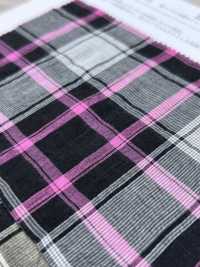 KYC921-C-2 Arricciatura Tinta In Filato Di Cotone Tencel[Tessile / Tessuto] Uni Textile(Komon Studio) Foto secondaria