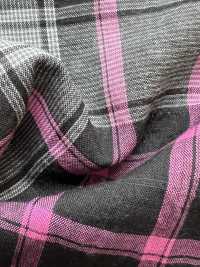 KYC921-C-2 Arricciatura Tinta In Filato Di Cotone Tencel[Tessile / Tessuto] Uni Textile(Komon Studio) Foto secondaria