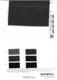 43505 LANATEC®️ Lab Tweed Twill Chambray[Tessile / Tessuto] SUNWELL Foto secondaria