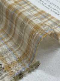 14424 Tessuto A Doppia Garza Madras A Quadri In Fibra Di Lyocell Tencel™ A 60 Fili.[Tessile / Tessuto] SUNWELL Foto secondaria