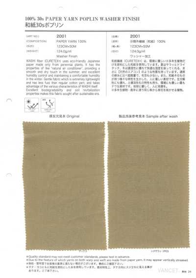 2001 Washi 30s Popeline