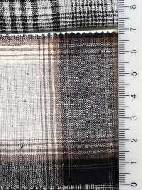59992 C/L Netty Slub Ecru Check & Stripe[Tessile / Tessuto] VANCET Foto secondaria