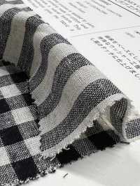 59992 C/L Netty Slub Ecru Check & Stripe[Tessile / Tessuto] VANCET Foto secondaria
