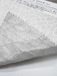 KKF1074-W-1 Jacquard in organza spaccata di lino 20D[Tessile / Tessuto] Uni Textile (Komon Kobo) Immagini aggiuntive
