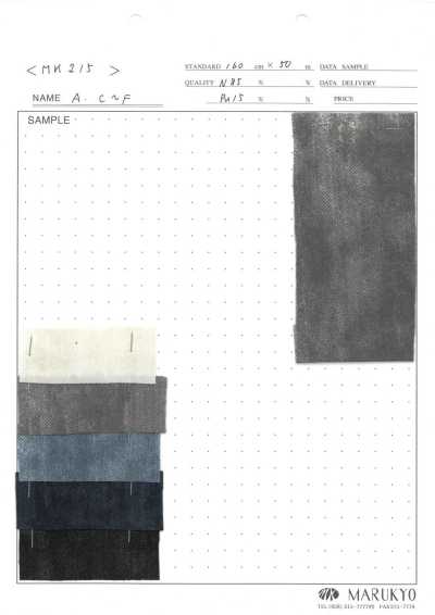 MK215 Stampa denim estiva
