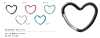 AL CARABINER-HEART Moschettone A Cuore In Alluminio