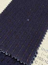INDIGO1427 Cucitura Sashiko Nera A Filo Singolo[Tessile / Tessuto] Fujikinbai Foto secondaria