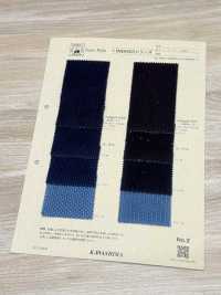 INDIGO1427 Cucitura Sashiko Nera A Filo Singolo[Tessile / Tessuto] Fujikinbai Foto secondaria