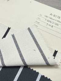 A-8178 Pantaloni Chino A Righe T/C[Tessile / Tessuto] ARINOBE Foto secondaria