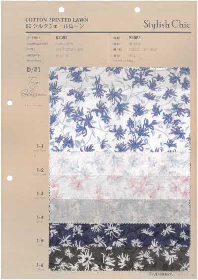 83083 80 Lawn di seta Veil SC Piccoli fiori