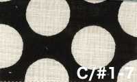 83194 Fiammato effetto lino, pois, righe, quadri bicolore[Tessili / Tessuti] VANCET Immagini aggiuntive