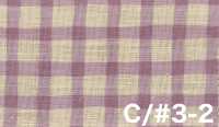 83194 Fiammato effetto lino, pois, righe, quadri bicolore[Tessili / Tessuti] VANCET Immagini aggiuntive