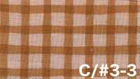 83194 Fiammato effetto lino, pois, righe, quadri bicolore[Tessili / Tessuti] VANCET Immagini aggiuntive